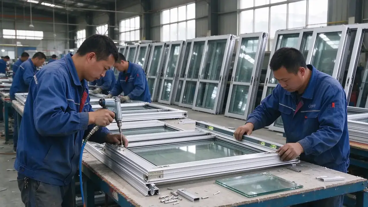 Window assembly line